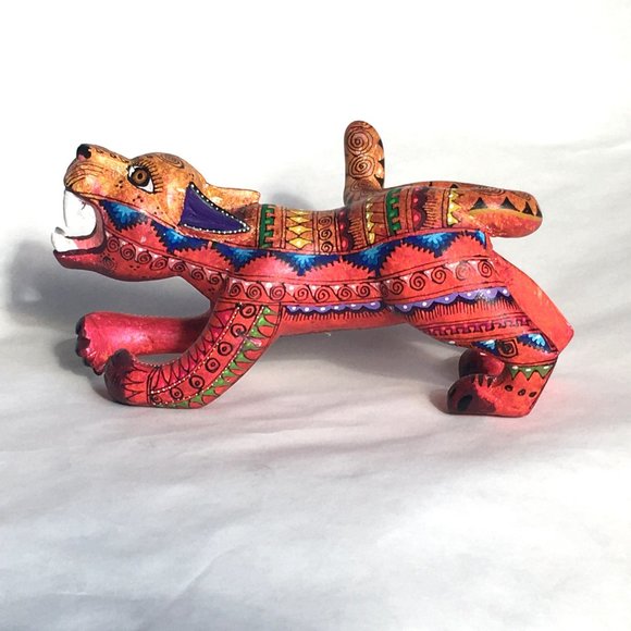 Puma Alebrije Wood Carving - Picture 5 of 16